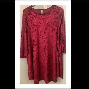 MTS Crushed Velvet Dress